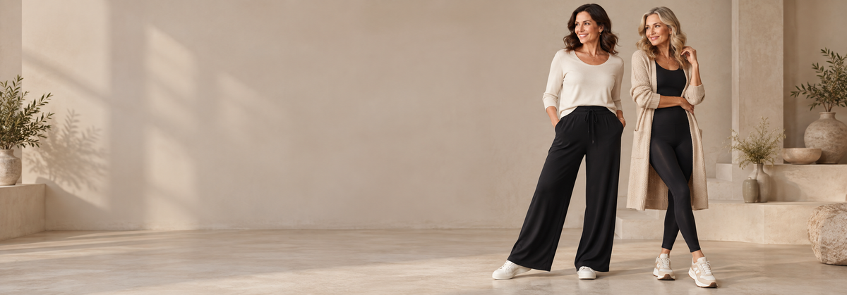Pantaloni comodi e leggings