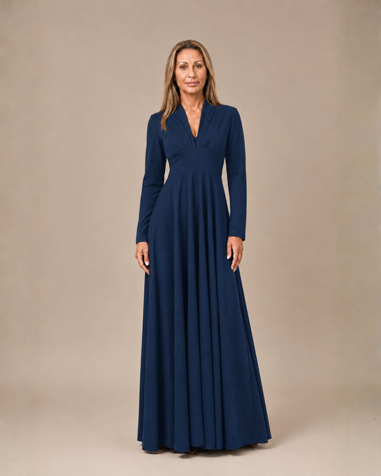 Artigli Abbigliamento Abito lungo con scollo a V 