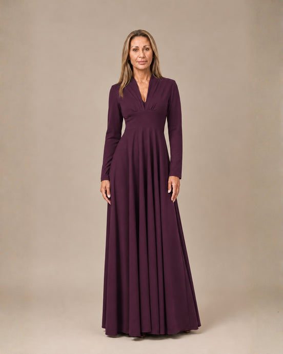 Artigli Abbigliamento Abito lungo con scollo a V 