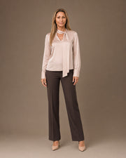 Blusa con fusciacca Artigli Cipria