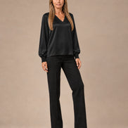 Artigli Abbigliamento Blusa scollo a V 