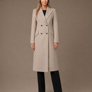 Artigli Abbigliamento Cappotto lungo doppiopetto 