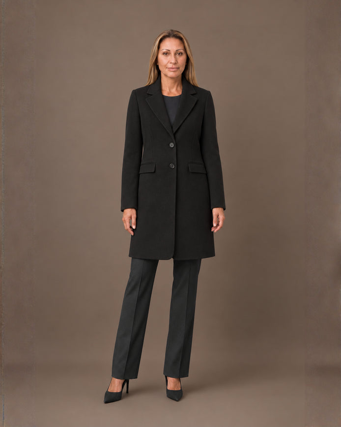 Artigli Abbigliamento Cappotto midi due bottoni 