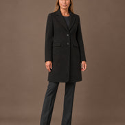 Artigli Abbigliamento Cappotto midi due bottoni 