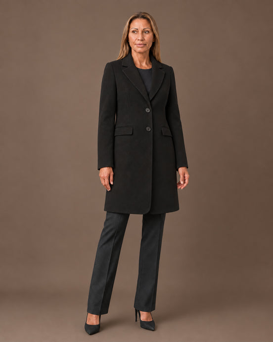 Artigli Abbigliamento Cappotto midi due bottoni 