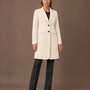 Artigli Abbigliamento Cappotto midi due bottoni 