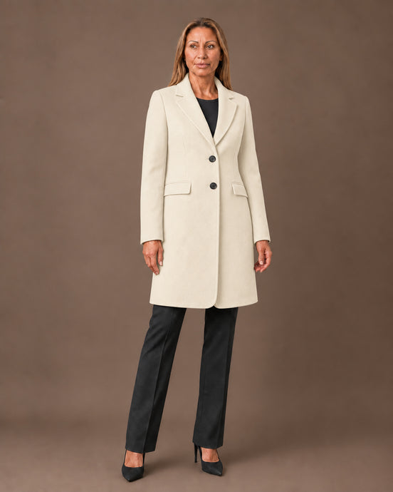Artigli Abbigliamento Cappotto midi due bottoni 
