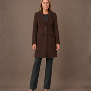 Artigli Abbigliamento Cappotto midi due bottoni 