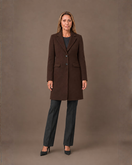 Artigli Abbigliamento Cappotto midi due bottoni 