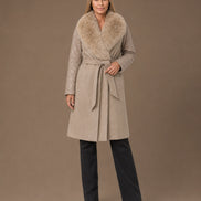 Artigli Abbigliamento Cappotto con maniche in ecopelle 