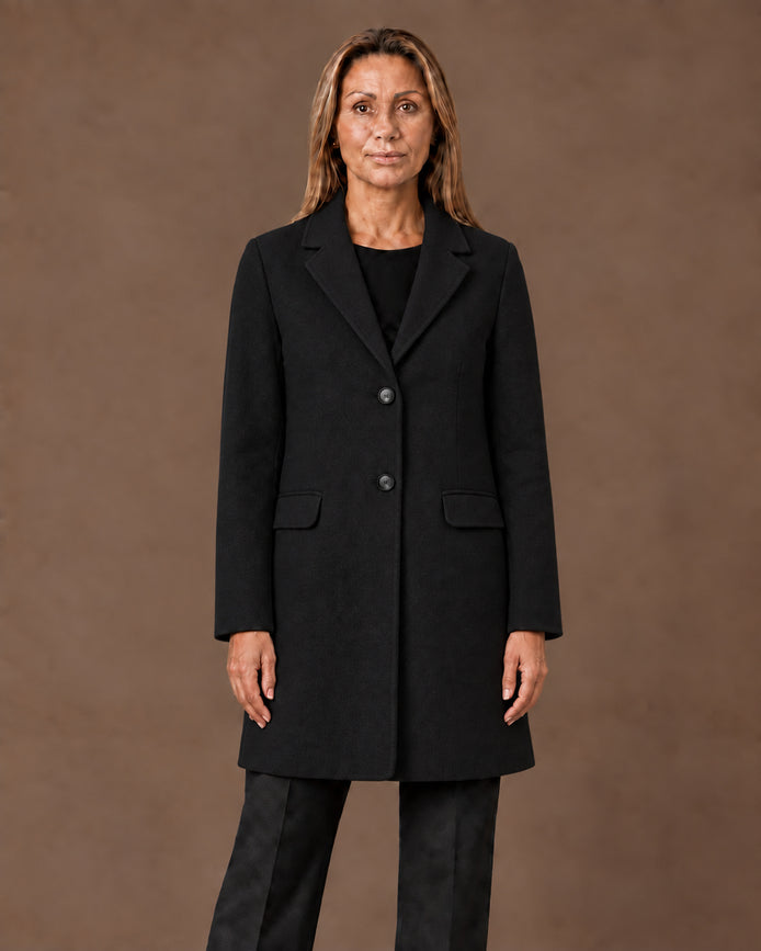 Artigli Abbigliamento Cappotto midi due bottoni 