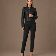Artigli Abbigliamento Giacca in ecopelle con zip 