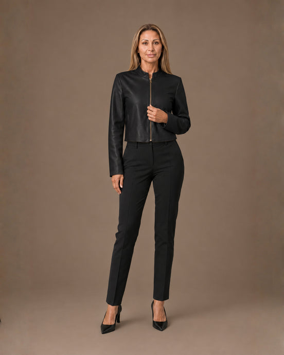 Artigli Abbigliamento Giacca in ecopelle con zip 