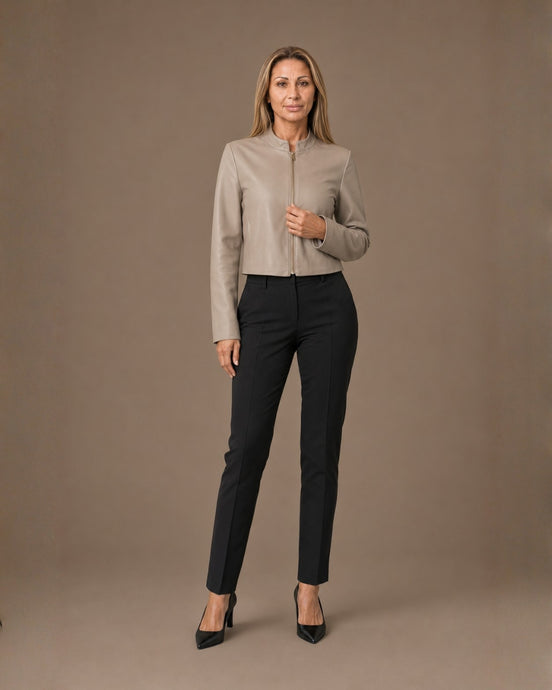 Artigli Abbigliamento Giacca in ecopelle con zip 