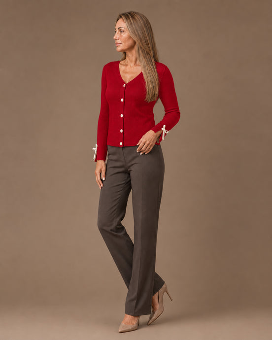 Artigli Abbigliamento Cardigan con fiocchi ai polsi 