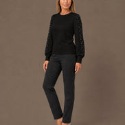 Artigli Abbigliamento Maglia con strass alle maniche 