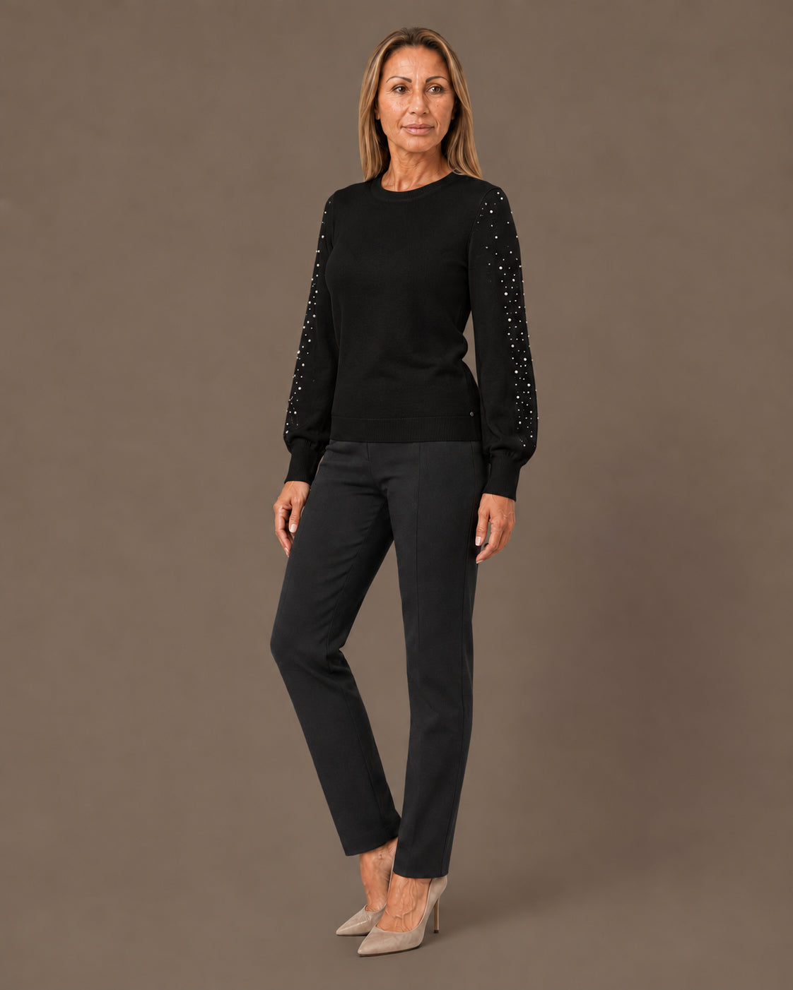 Artigli Abbigliamento Maglia con strass alle maniche 