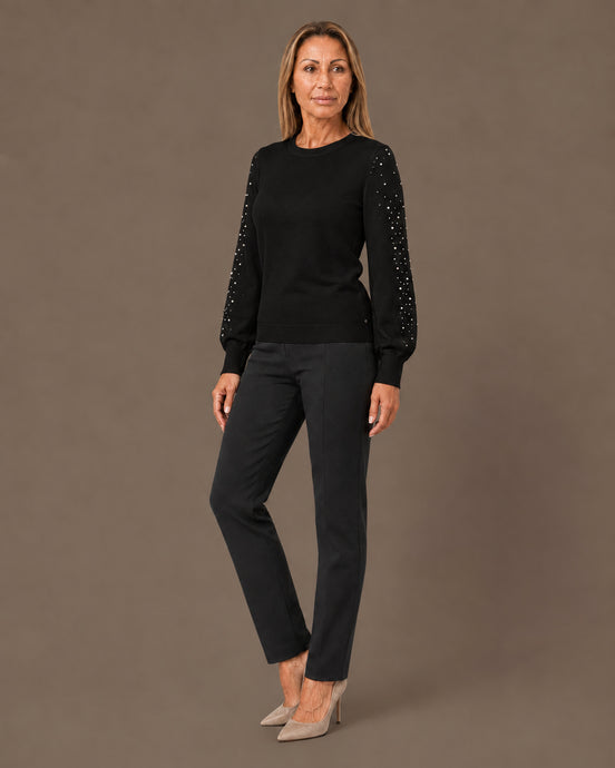 Artigli Abbigliamento Maglia con strass alle maniche 