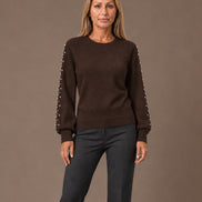 Artigli Abbigliamento Maglia con strass alle maniche 