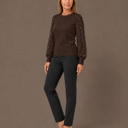 Artigli Abbigliamento Maglia con strass alle maniche 