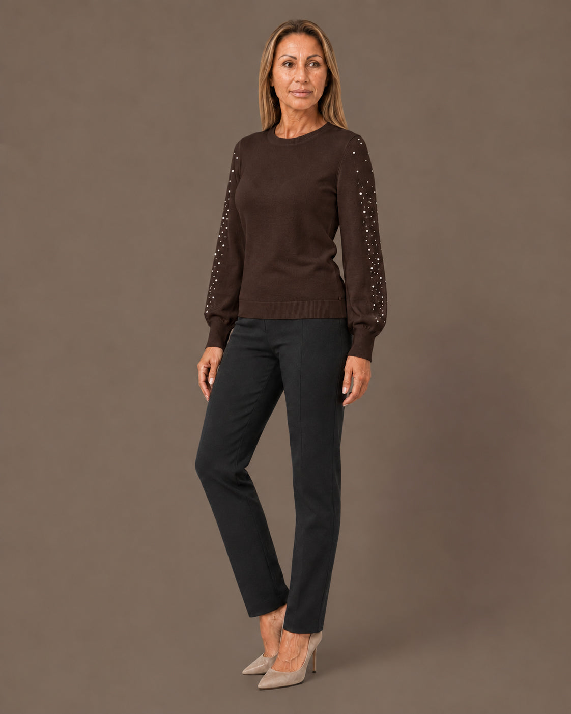Artigli Abbigliamento Maglia con strass alle maniche 