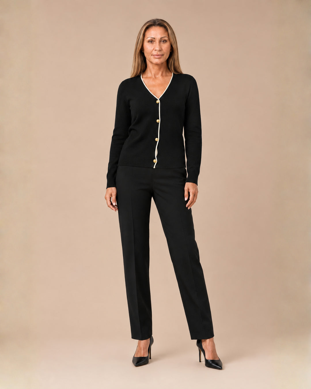 Artigli Abbigliamento Cardigan con contrasto 
