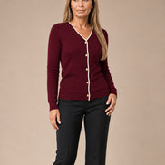 Artigli Abbigliamento Cardigan con contrasto 