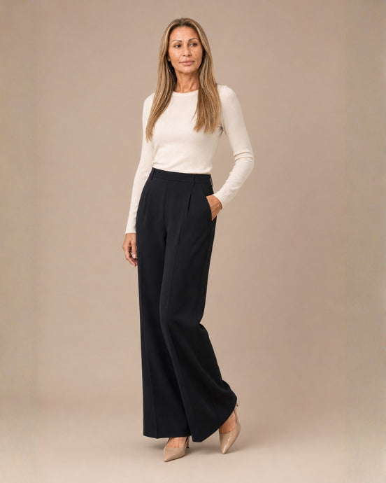 Artigli Abbigliamento Pantalone palazzo con pinces 