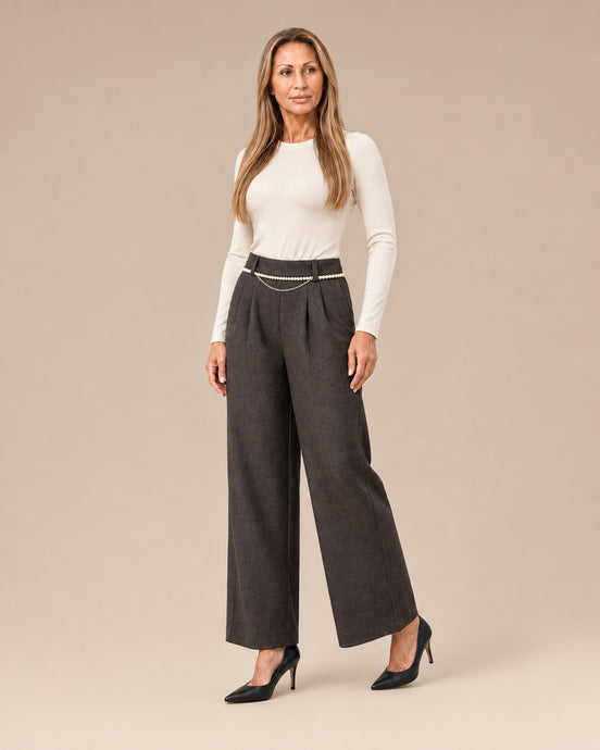 Artigli Abbigliamento Pantaloni con catena di perle 