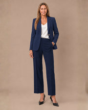 Tailleur Elena con bottone logo Artigli Blu