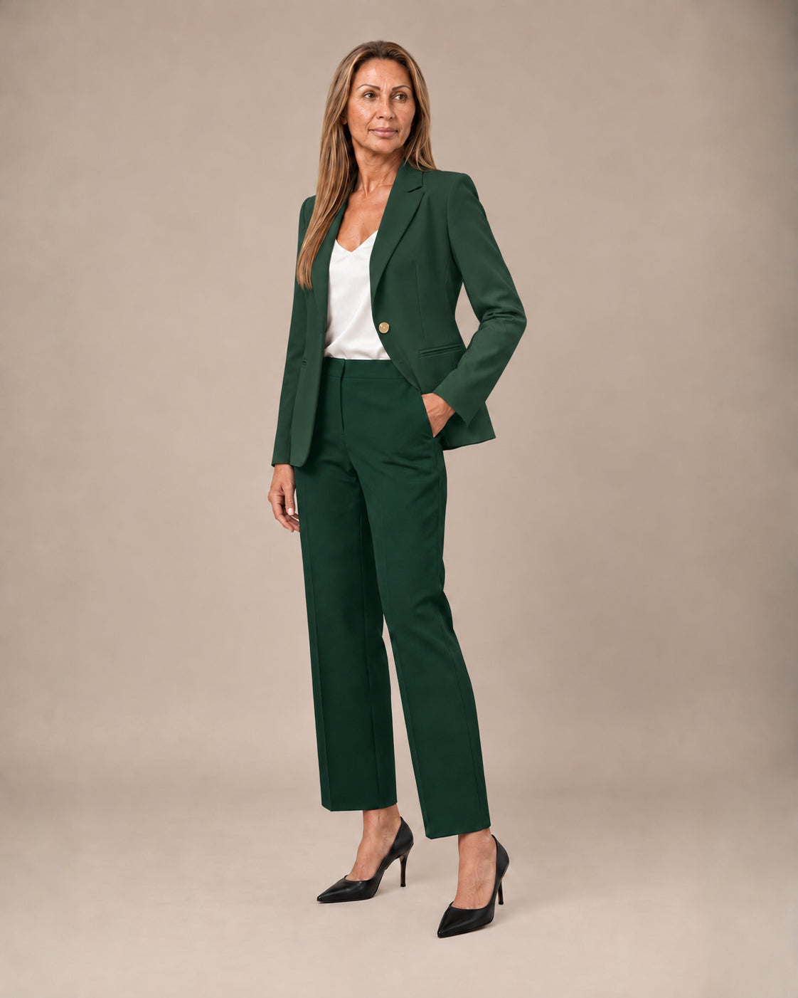 Artigli Abbigliamento Tailleur Elena con bottone logo 