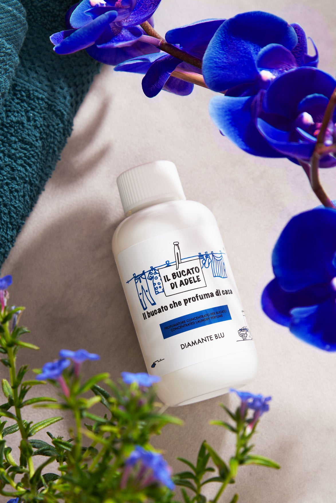 Il Bucato di Adele Profumatore Diamante Blu - Profumatore per bucato 150 ml 