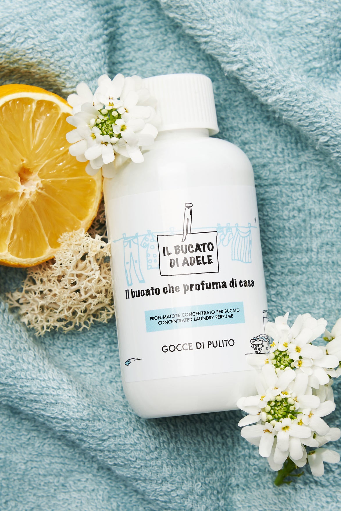 Il Bucato di Adele Profumatore Gocce di Pulito - Profumatore per bucato 150 ml 
