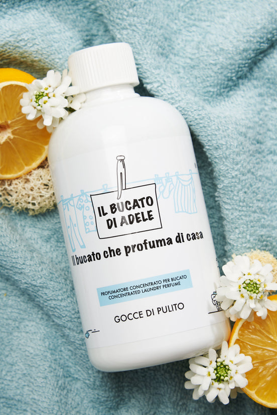 Il Bucato di Adele Profumatore Gocce di Pulito - Profumatore per bucato 500 ml 