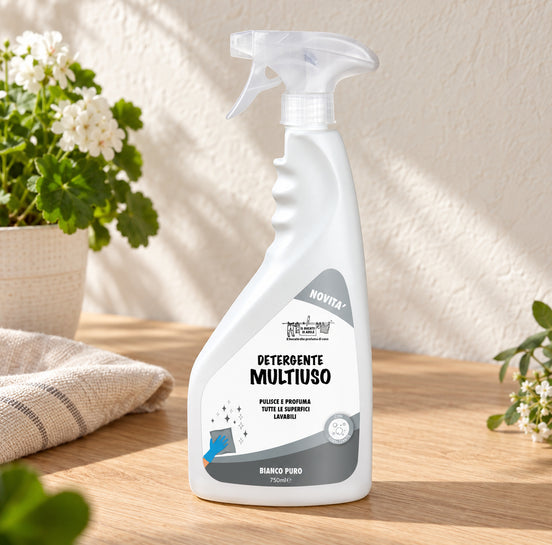 Il Bucato di Adele Profumatore Bianco Puro - Detergente multiuso 750 ml 