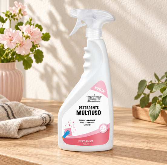 Il Bucato di Adele Profumatore Fresco Bucato - Detergente multiuso 750 ml 