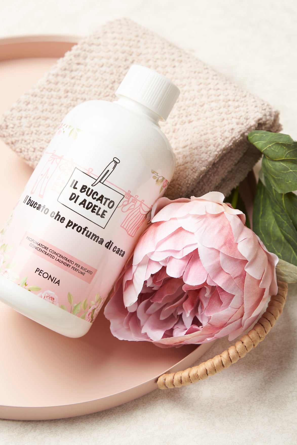 Il Bucato di Adele Profumatore Peonia - Profumatore per bucato 500 ml 