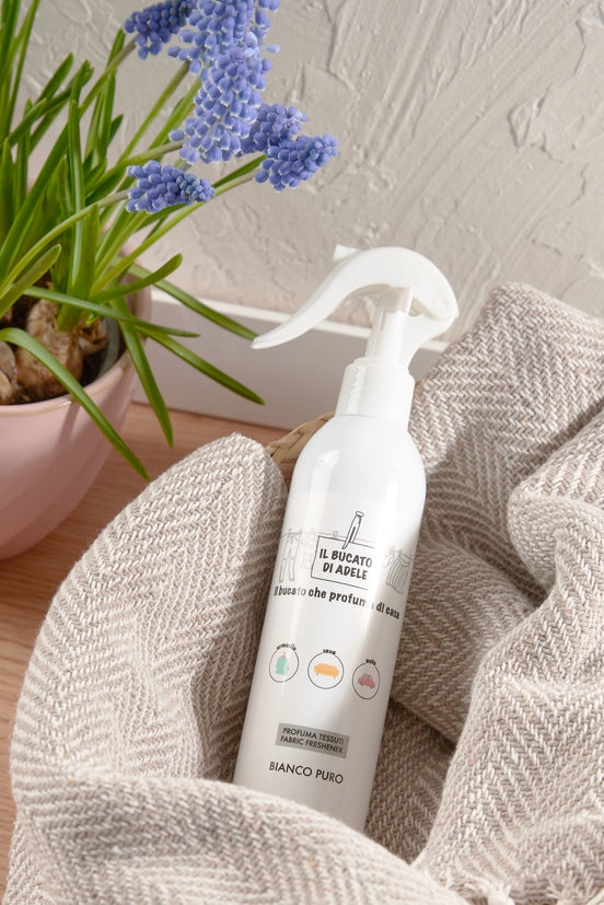 Il Bucato di Adele Profumatore Bianco Puro - Profuma tessuti spray 250 ml 
