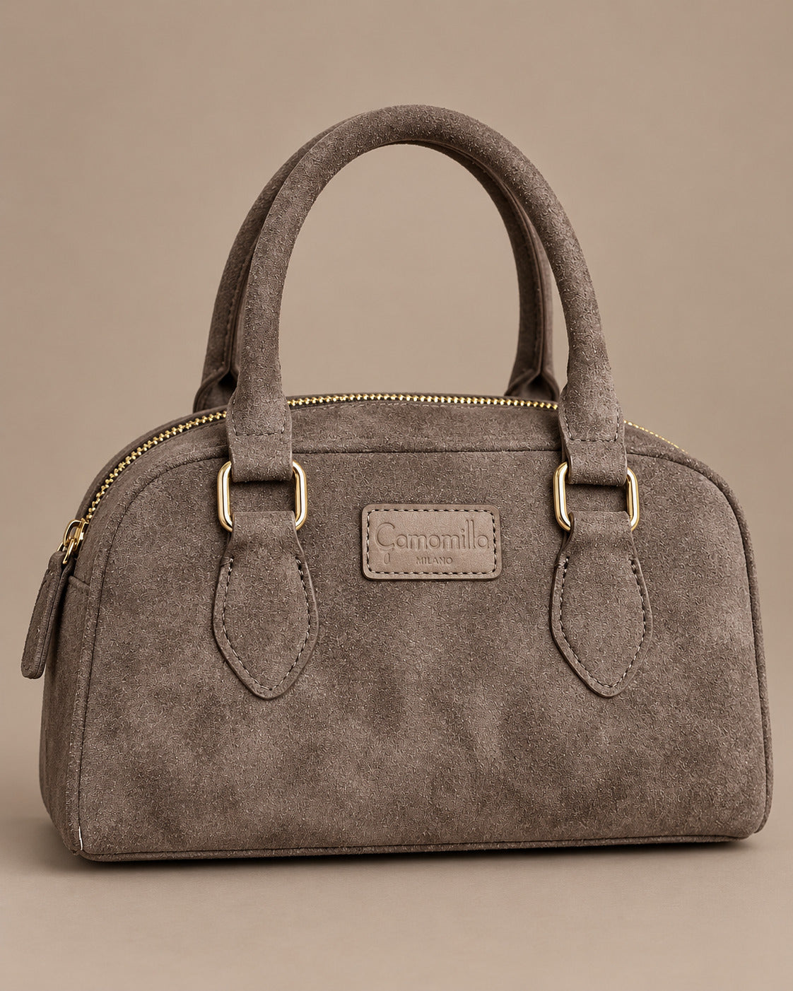 camomilla Accessori Borsa a bauletto effetto camoscio 