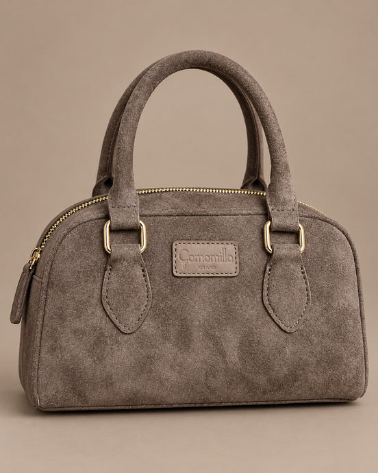 camomilla Accessori Borsa a bauletto effetto camoscio 