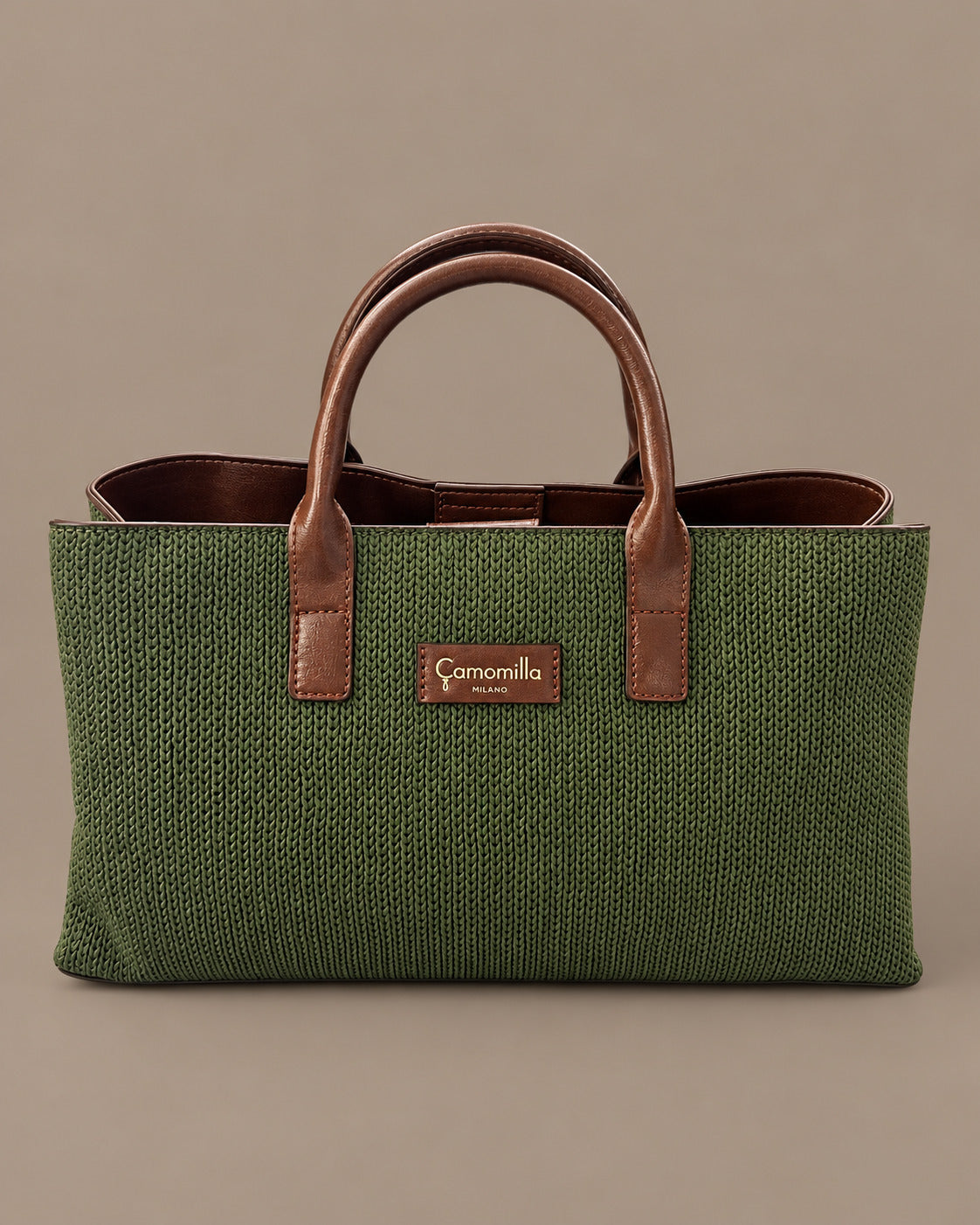camomilla Accessori Borsa a mano effetto maglia 