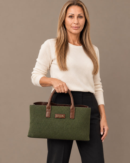 camomilla Accessori Borsa a mano effetto maglia 