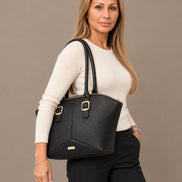 camomilla Accessori Borsa a spalla con fibbie dorate 