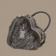 Le Pandorine Accessori Borsa Roma Fur Heart Big 
