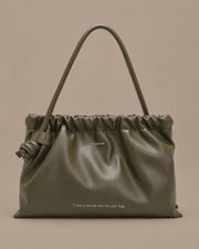 Bottle Bag Tote Big Le Pandorine Verde militare