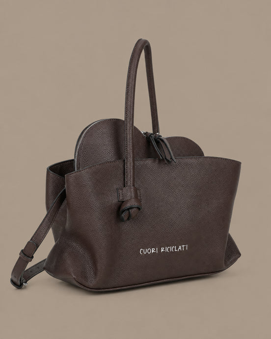 Le Pandorine Sciarpa Shopper con tasca cuore Cuori Riciclati 