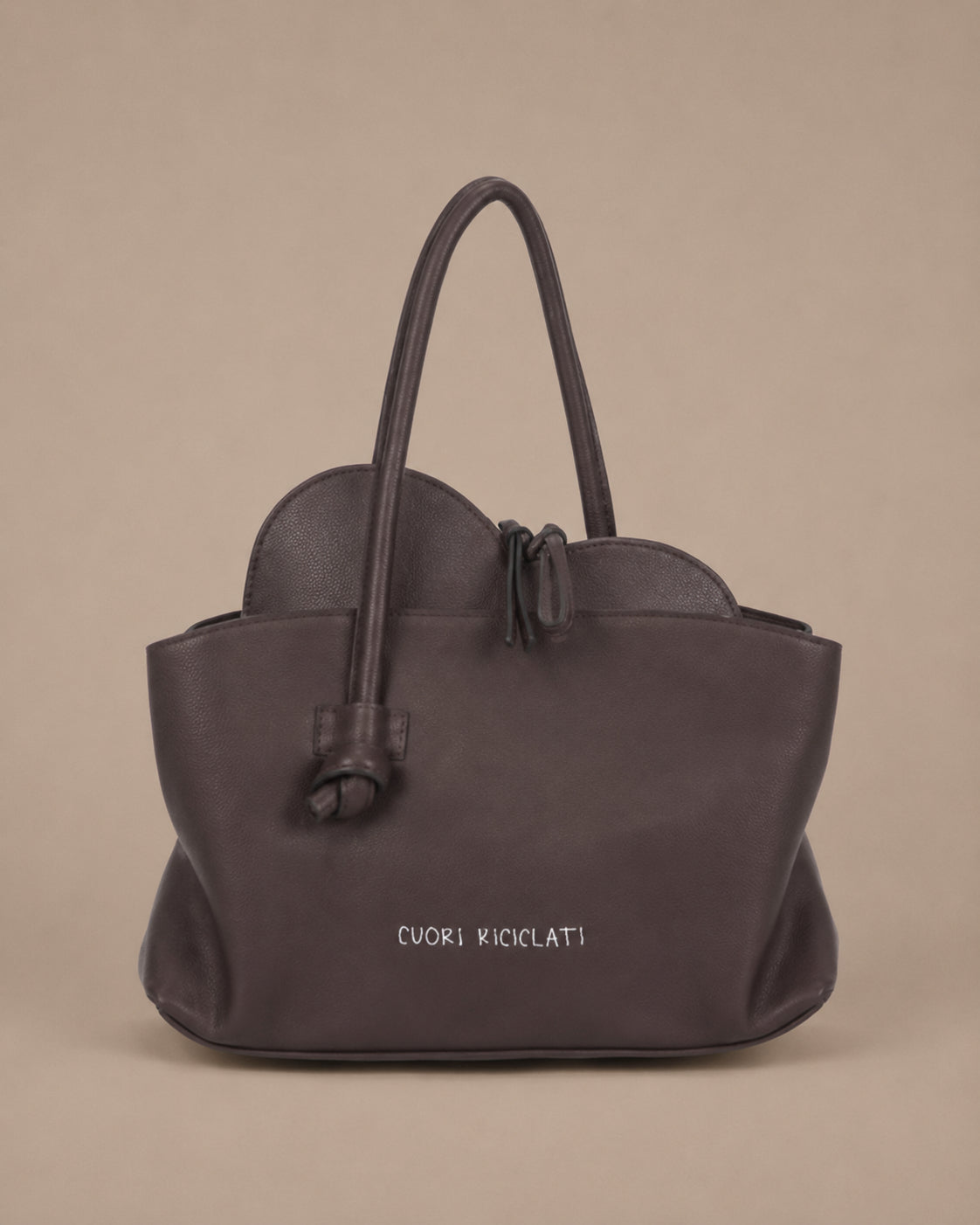 Le Pandorine Sciarpa Shopper con tasca cuore Cuori Riciclati 