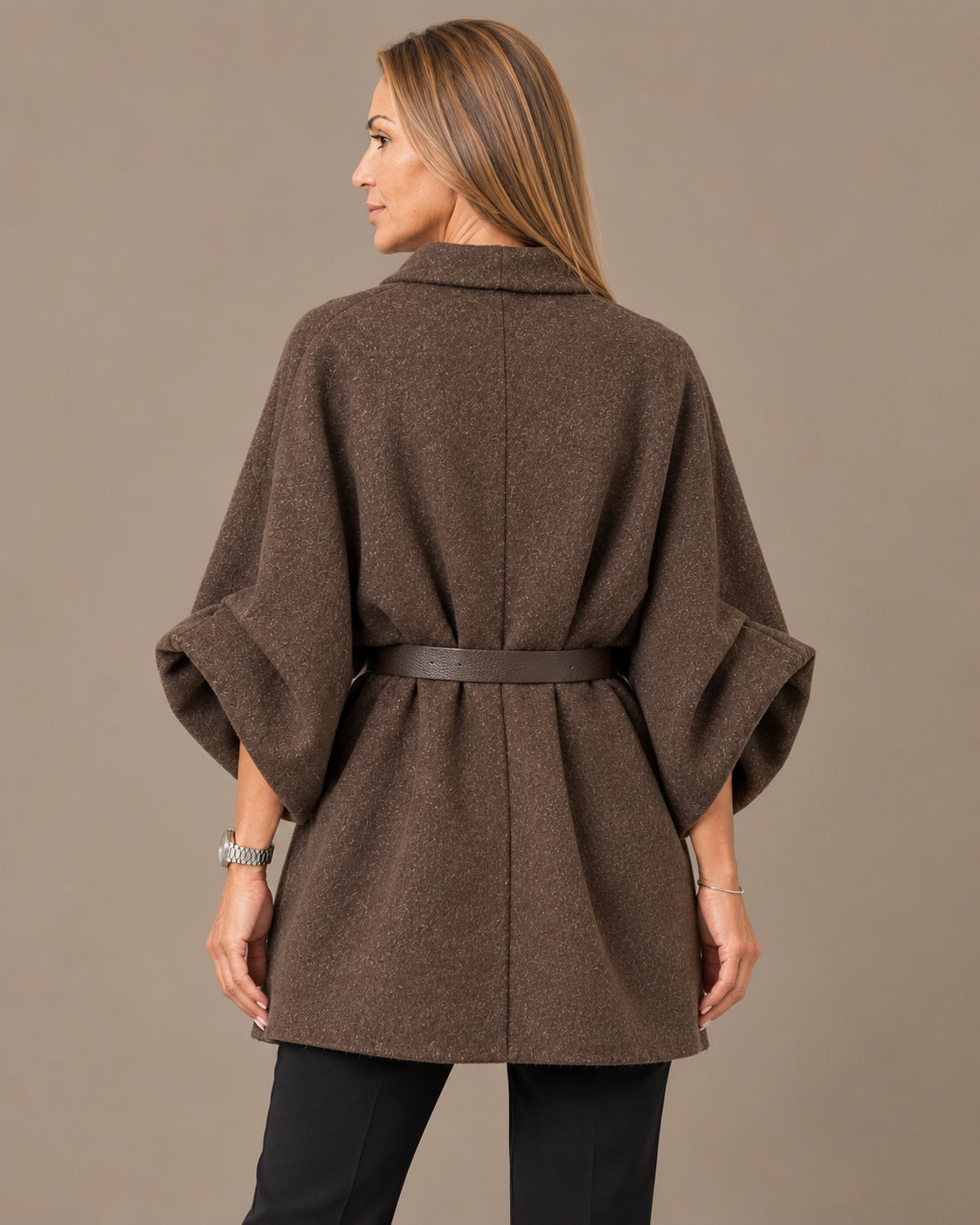 MARse pronto Abbigliamento Giacca mantella con collo sciallato 