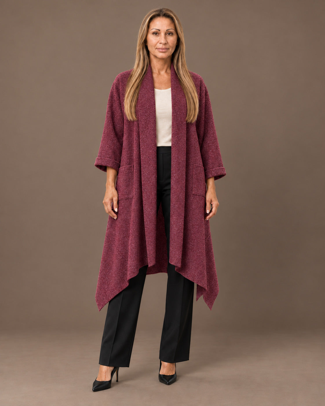 Marseta pronto Abbigliamento Cappotto lungo con fondo a punte 