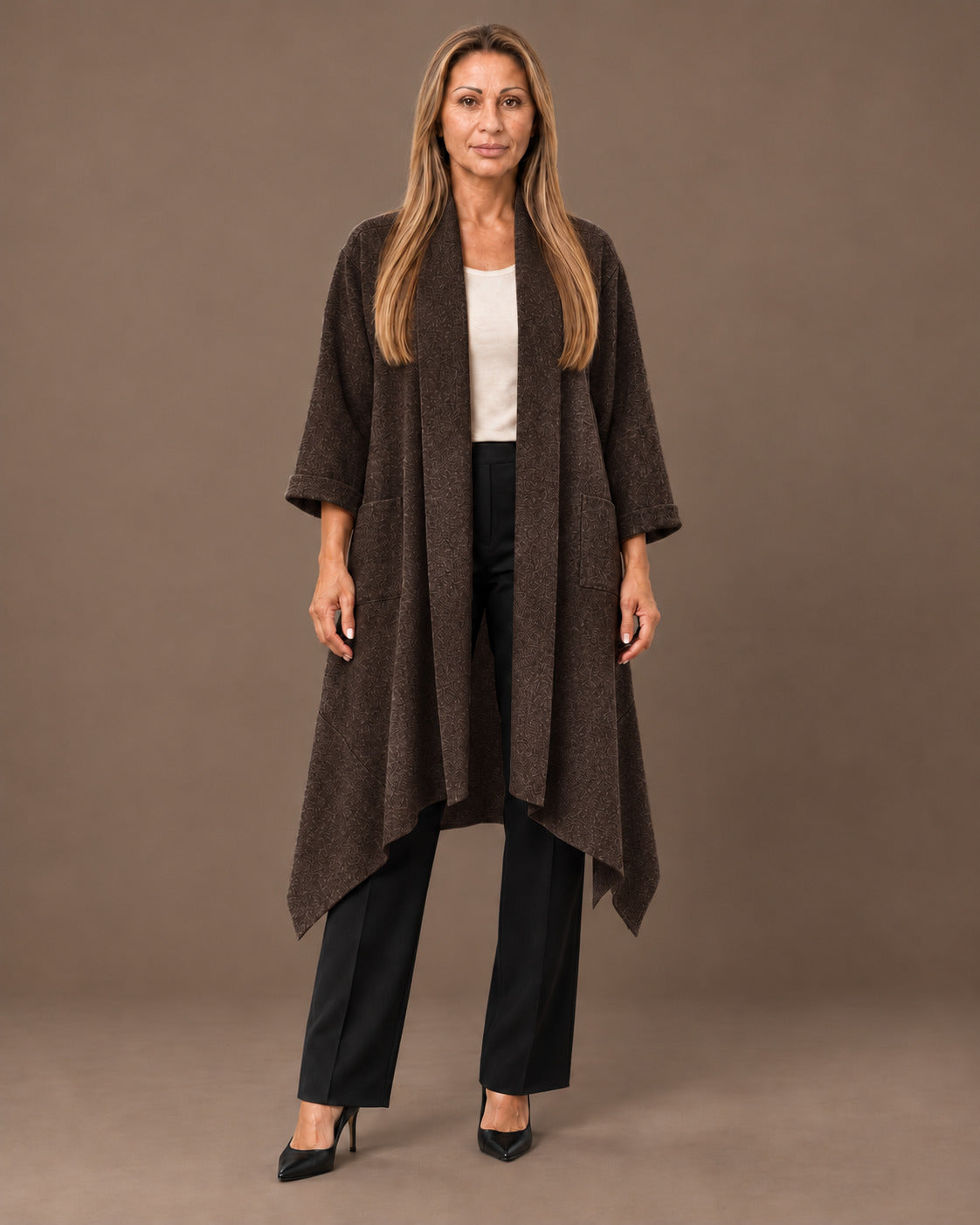 Marseta pronto Abbigliamento Cappotto lungo con fondo a punte 